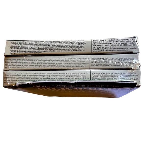 National Geographic Bundle: The 70's, 80's, & 90's (PC-Rom Windows/Mac) e-Mag - Picture 5 of 9